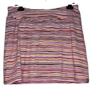 Title Nine Skort Women's Medium Striped Athletic Tennis Golf‎ Casual